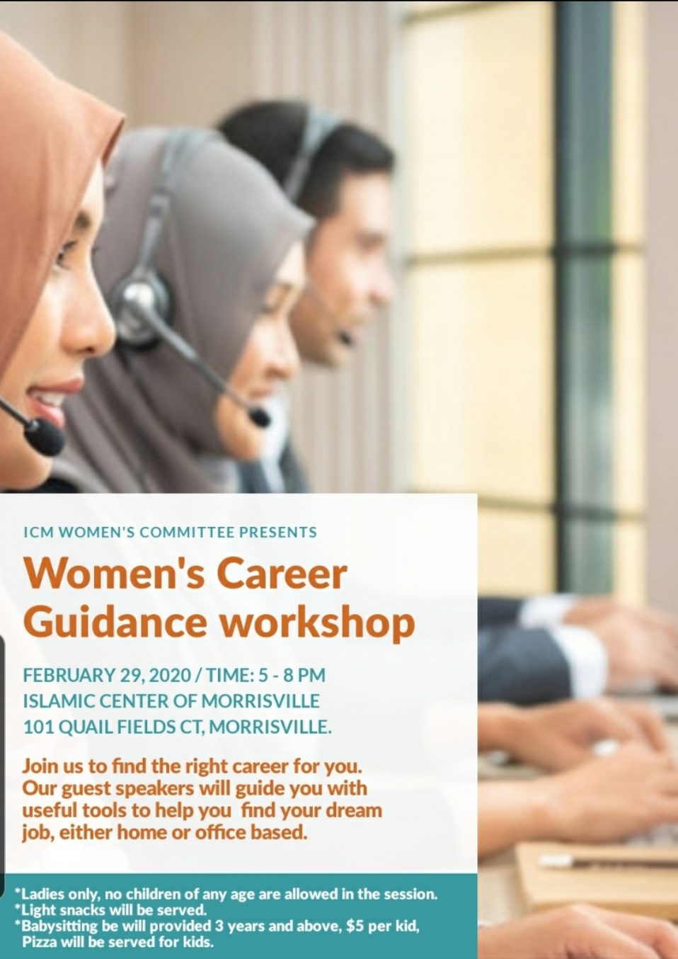 Women’s Career Guidance Islamic Center of Morrisville